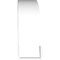 Ekena Millwork 5-in. W x 14-in. D x 14-in. H Ozark Architectural Grade PVC Knee Brace BRCP05X14X14OZK - alternate 3